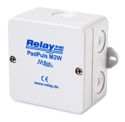 Impulzný rádiový adaptér PadPuls M2W k impulzným vodomerom (wM–Bus)
